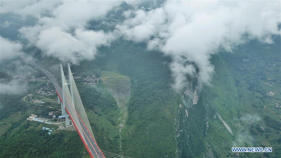 CHINA-GUIZHOU-BEIPANJIANG BRIDGE-AERIAL VIEW (CN)