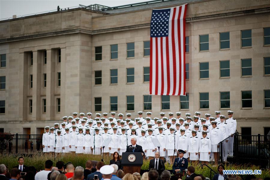 U.S.-ARLINGTON-PENTAGON-9/11 ATTACKS-17TH ANNIVERSARY