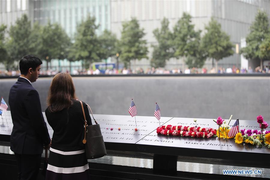 U.S.-NEW YORK-9/11-17TH ANNIVERSARY
