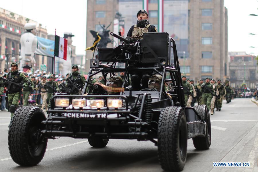 MEXICO-MEXICO CITY-INDEPENDENCE DAY-PARADE