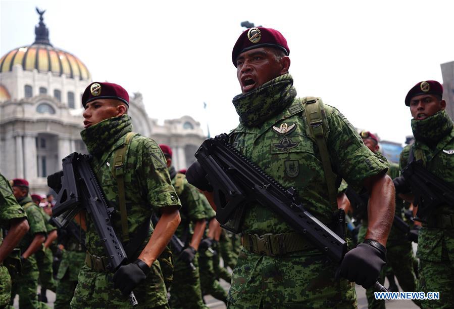 MEXICO-MEXICO CITY-INDEPENDENCE DAY-PARADE