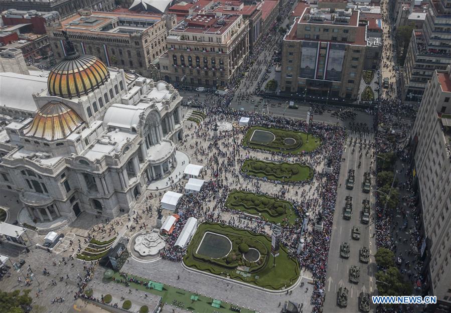 MEXICO-MEXICO CITY-INDEPENDENCE DAY-PARADE