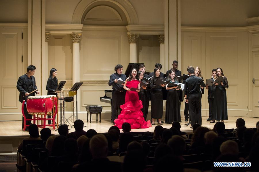Chinese women composers to hold concert in New York marking China's National Day Xinhua