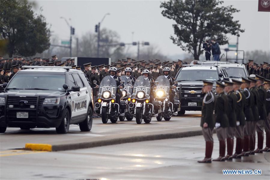 U.S.-HOUSTON-GEORGE H.W. BUSH-BURIAL