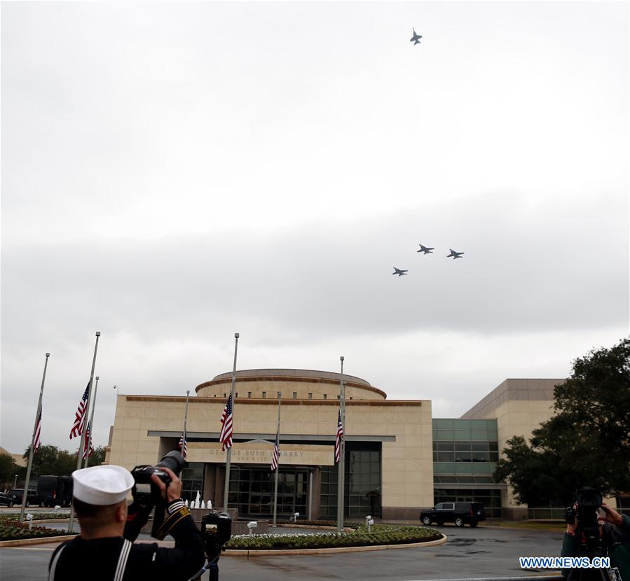U.S.-HOUSTON-GEORGE H.W. BUSH-BURIAL
