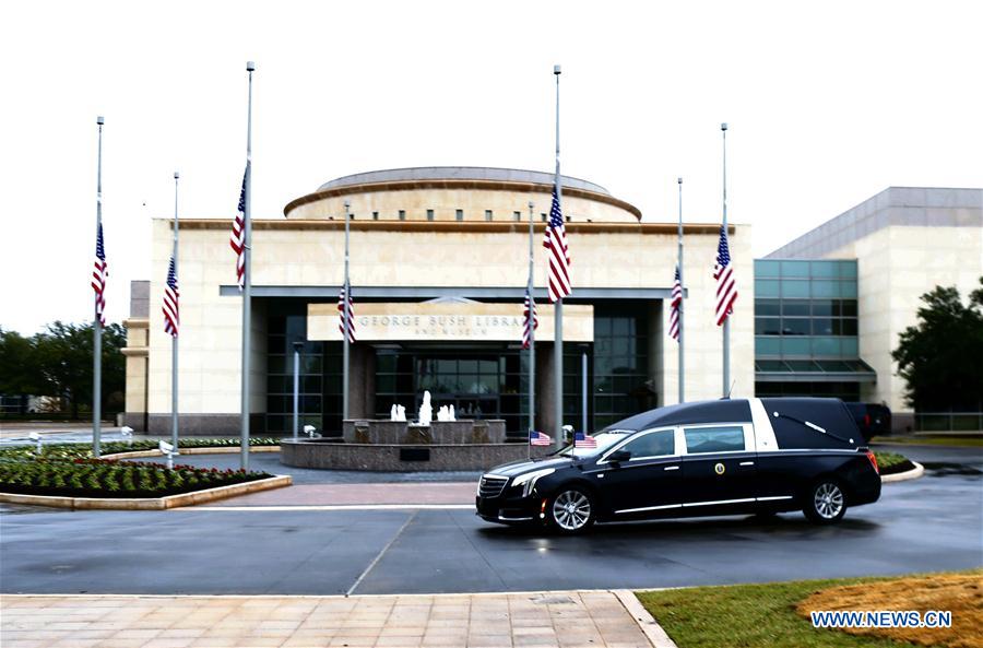 U.S.-HOUSTON-GEORGE H.W. BUSH-BURIAL