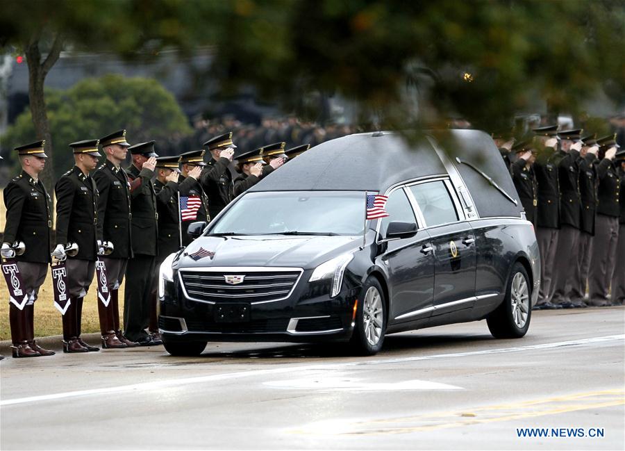 U.S.-HOUSTON-GEORGE H.W. BUSH-BURIAL