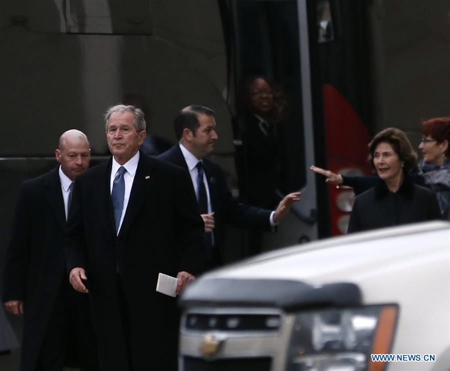 U.S.-HOUSTON-GEORGE H.W. BUSH-FUNERAL 