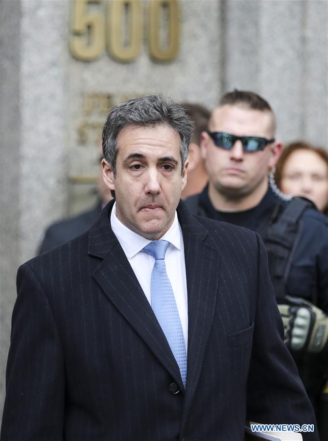 U.S.-NEW YORK-MICHAEL COHEN-SENTENCE