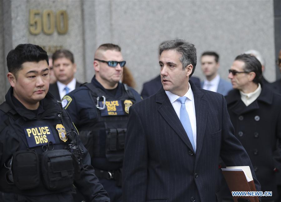 U.S.-NEW YORK-MICHAEL COHEN-SENTENCE