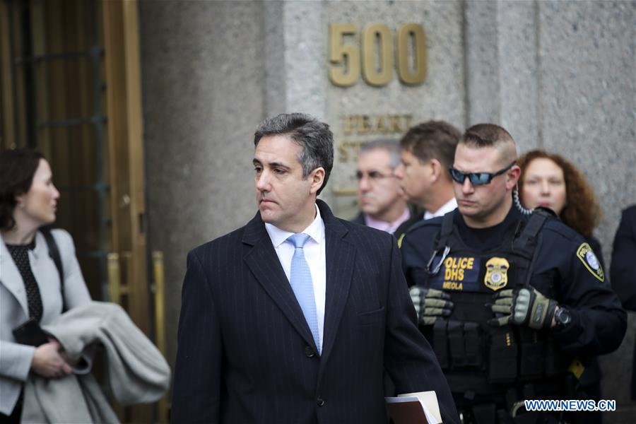 U.S.-NEW YORK-MICHAEL COHEN-SENTENCE