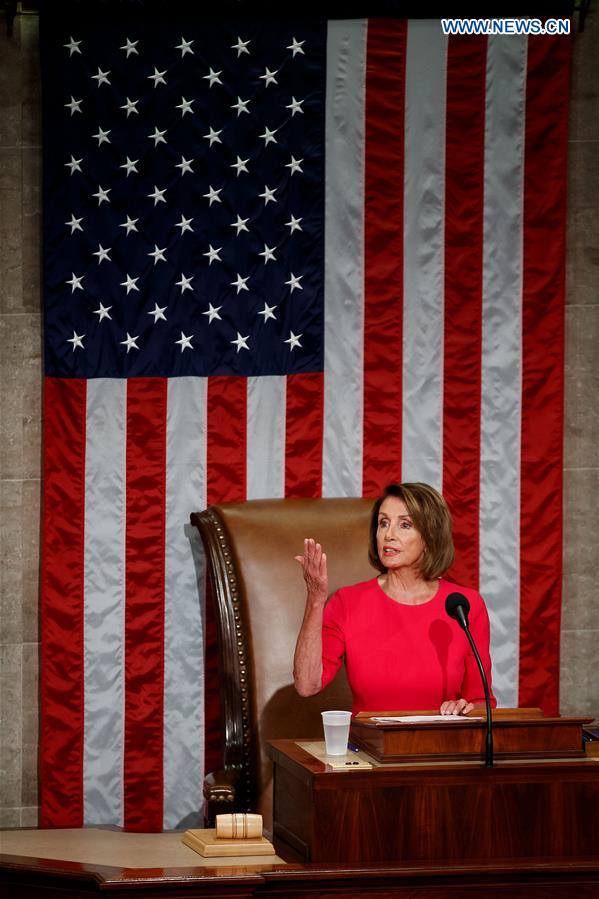 U.S.-WASHINGTON D.C.-HOUSE SPEAKER-NANCY PELOSI