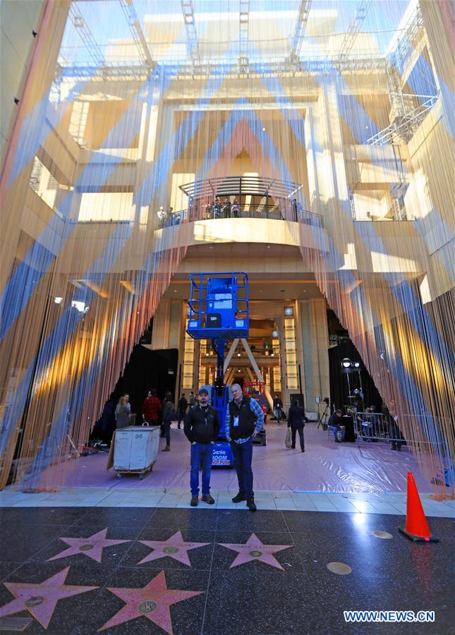 US-LOS ANGELES-OSCARS-PREPARATION