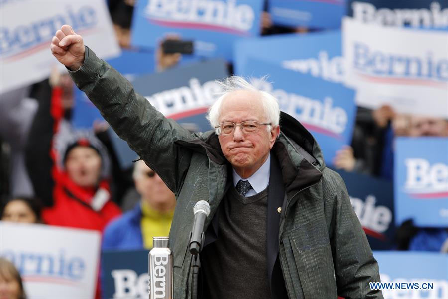 U.S.-NEW YORK-BERNIE SANDERS-PRESIDENTIAL CAMPAIGN