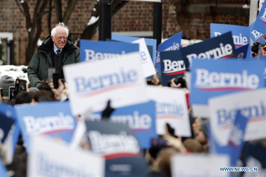 U.S.-NEW YORK-BERNIE SANDERS-PRESIDENTIAL CAMPAIGN