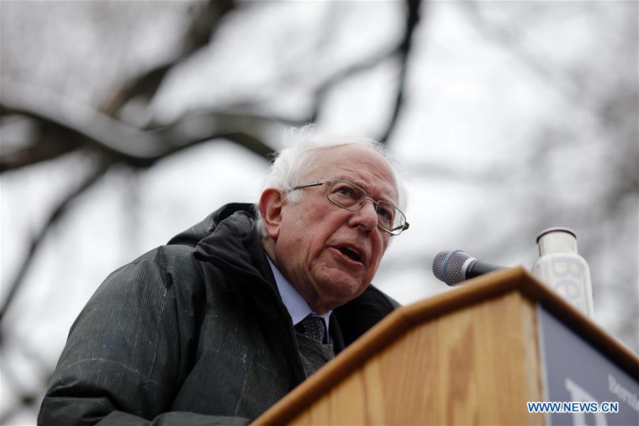 U.S.-NEW YORK-BERNIE SANDERS-PRESIDENTIAL CAMPAIGN