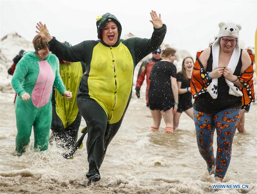 U.S.-CHICAGO-POLAR PLUNGE-SPECIAL OLYMPICS-DONATION