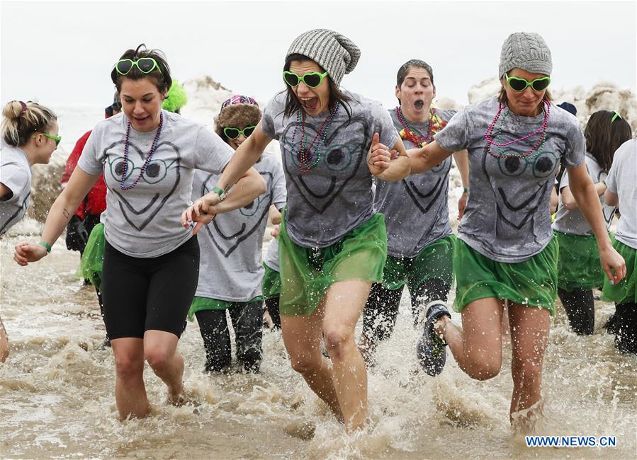 U.S.-CHICAGO-POLAR PLUNGE-SPECIAL OLYMPICS-DONATION