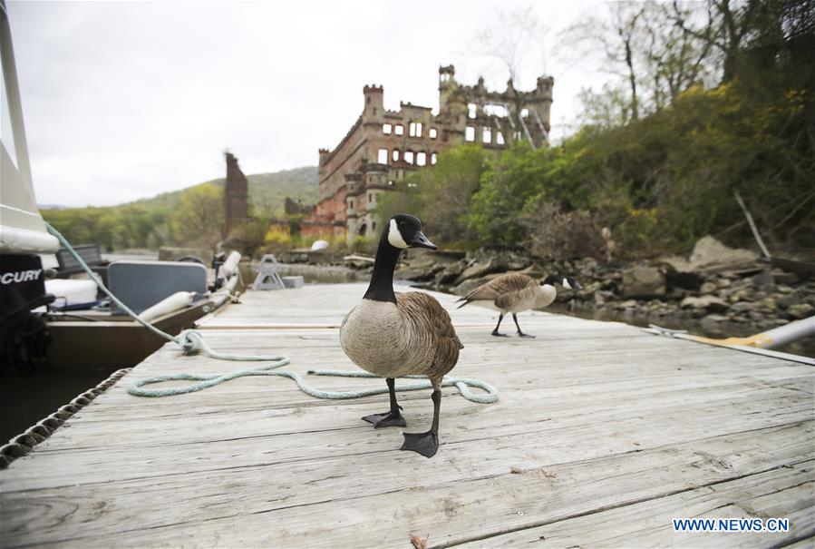 U.S.-NEW YORK-HUDSON RIVER-POLLEPEL ISLAND-TOURIST ATTRACTION