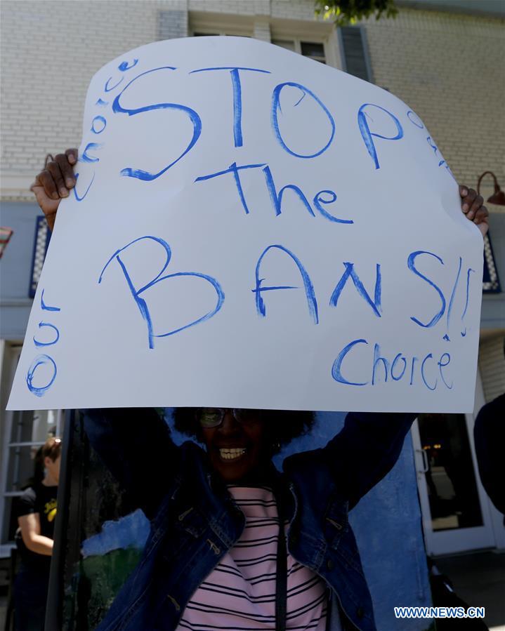 U.S.-LOS ANGELES-ABORTION BAN-PROTEST