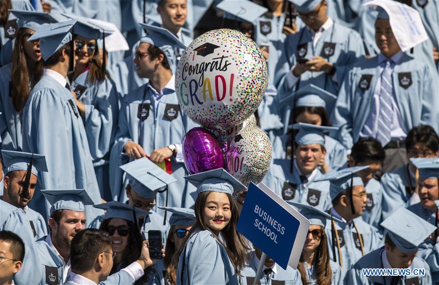 U.S.-NEW YORK-COLUMBIA UNIVERSITY-COMMENCEMENT CEREMONY