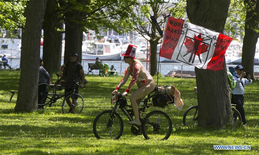 CANADA-TORONTO-NAKED BIKE RIDE
