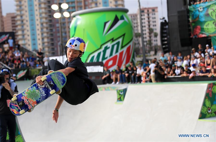 (SP)U.S.-LOS ANGELES-SKATEBOARD-DEW TOUR