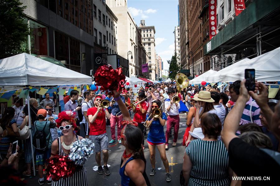U.S.-NEW YORK-BASTILLE DAY CELEBRATION