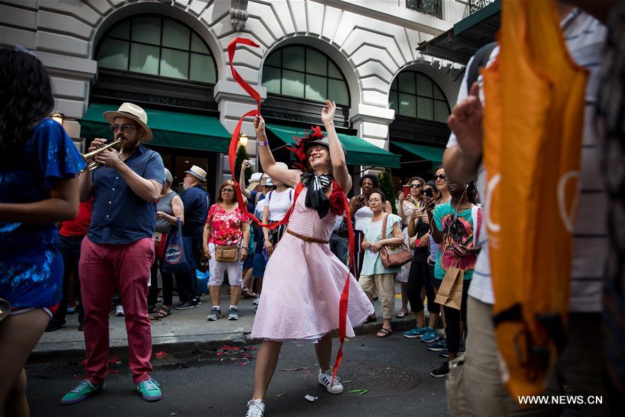 U.S.-NEW YORK-BASTILLE DAY CELEBRATION
