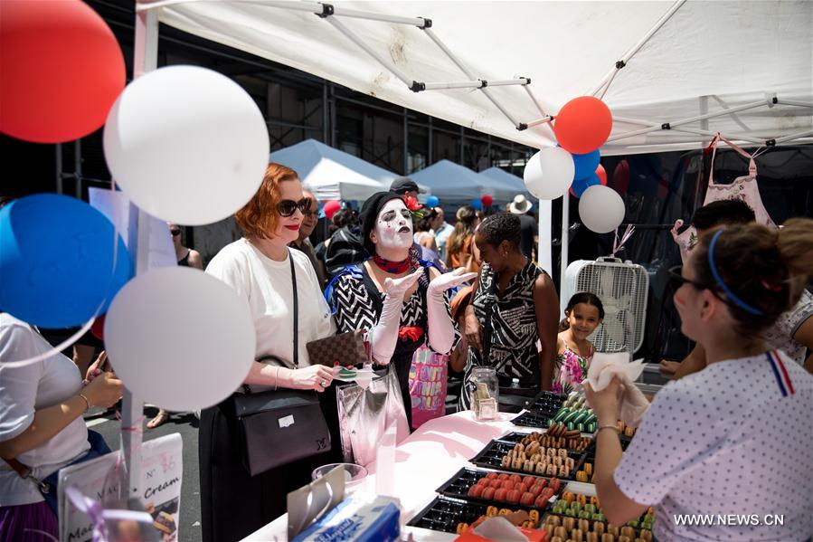 U.S.-NEW YORK-BASTILLE DAY CELEBRATION