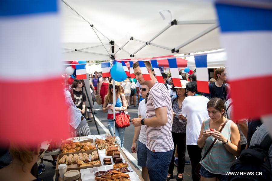 U.S.-NEW YORK-BASTILLE DAY CELEBRATION
