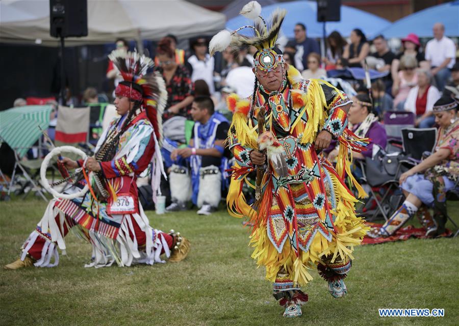 CANADA-VANCOUVER-SQUAMISH NATION YOUTH POW WOW