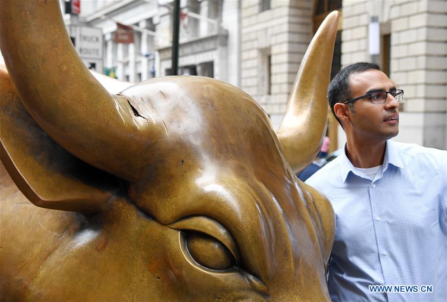 U.S.-NEW YORK-CHARGING BULL-DAMAGE