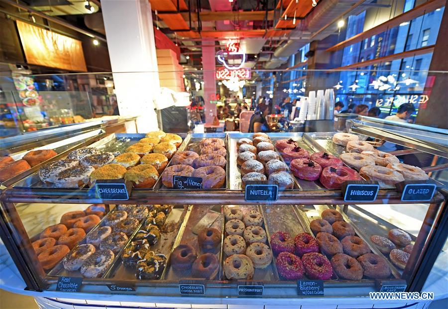 U.S.-NEW YORK-DESSERT-DONUT 