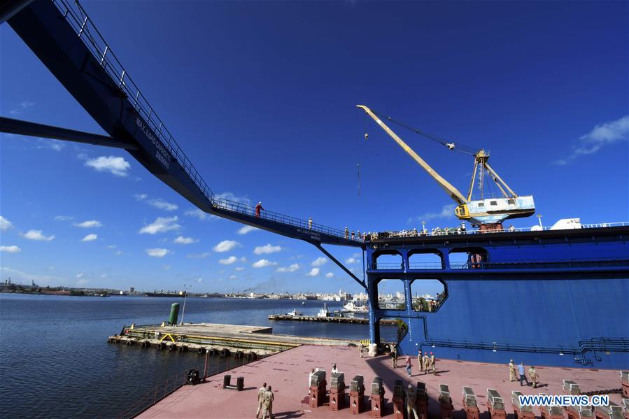 CUBA-HAVANA-DRY DOCK-RIBBON CUTTING CEREMONY