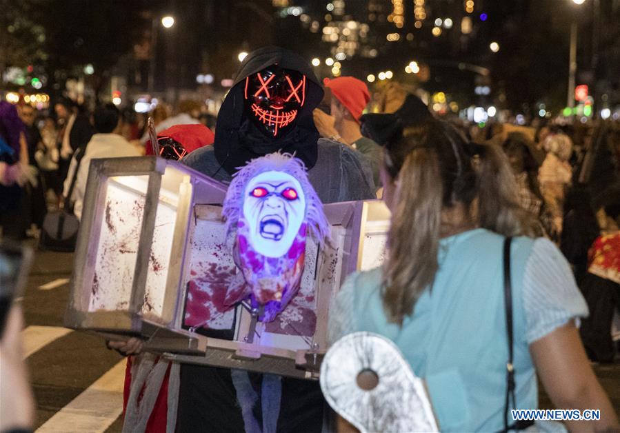 U.S.-NEW YORK-HALLOWEEN-PARADE
