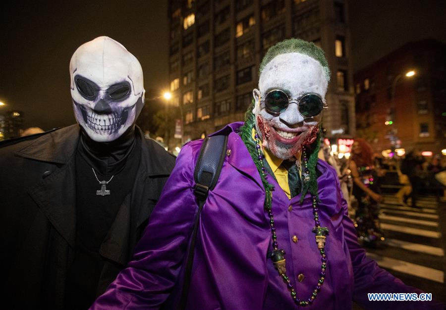 U.S.-NEW YORK-HALLOWEEN-PARADE