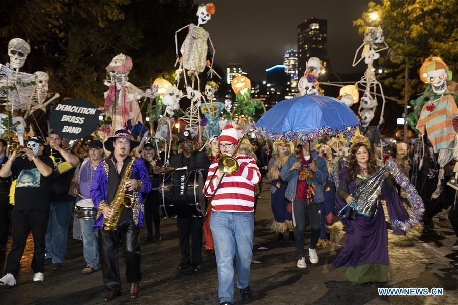 U.S.-NEW YORK-HALLOWEEN-PARADE