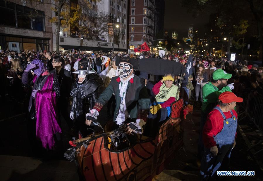 U.S.-NEW YORK-HALLOWEEN-PARADE