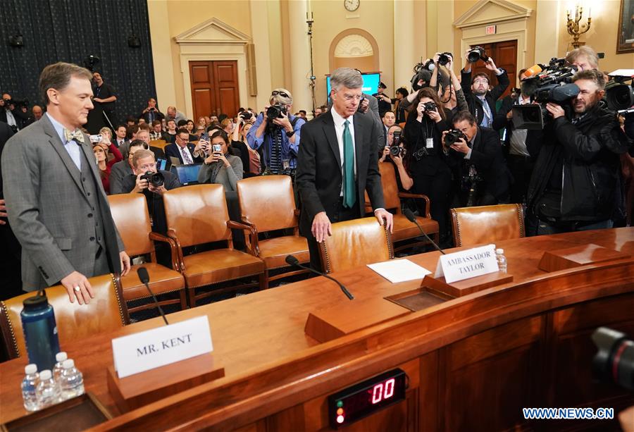 U.S.-WASHINGTON D.C.-TRUMP IMPEACHMENT INQUIRY-FIRST PUBLIC HEARING