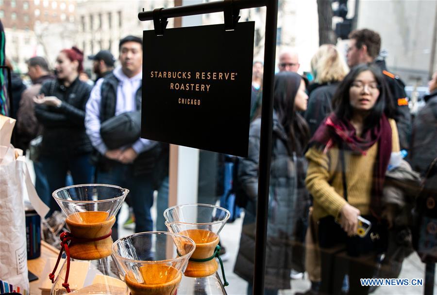 U.S.-CHICAGO-STARBUCKS RESERVE ROASTERY