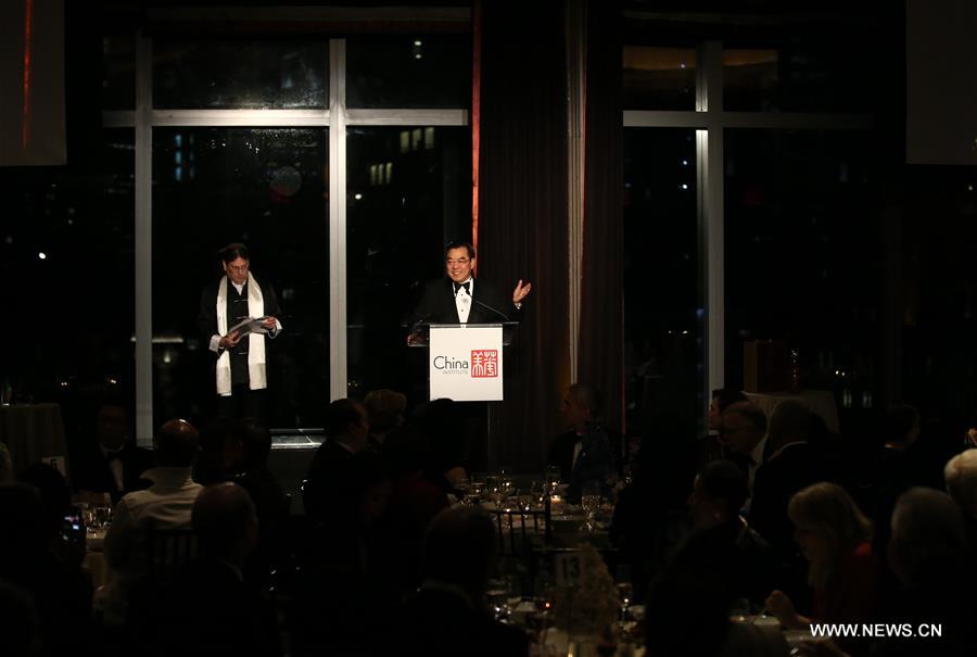 U.S.-NEW YORK-CHINA INSTITUTE-BLUE CLOUD AWARD-GALA