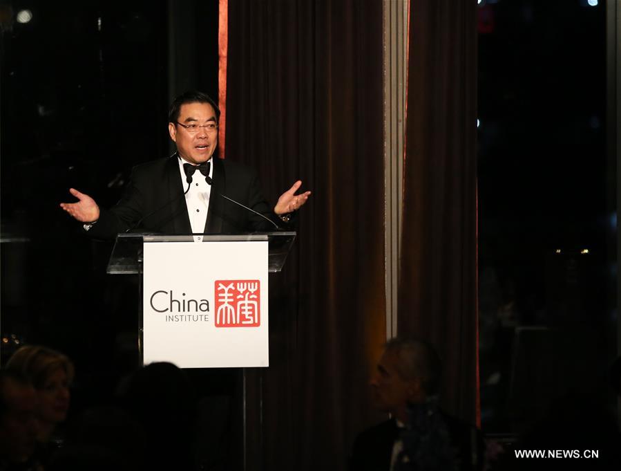 U.S.-NEW YORK-CHINA INSTITUTE-BLUE CLOUD AWARD-GALA