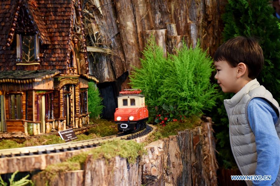 U.S.-NEW YORK-HOLIDAY TRAIN SHOW