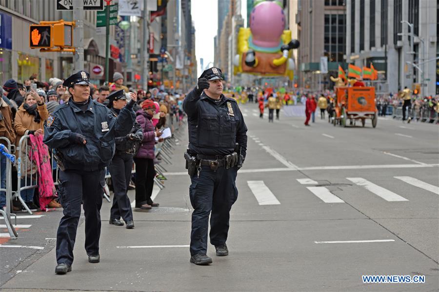 U.S.-NEW YORK-THANKSGIVING DAY PARADE-SECURITY