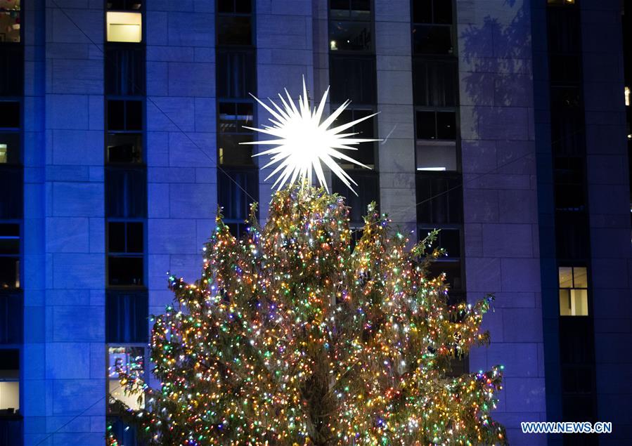 U.S.-NEW YORK-CHRISTMAS TREE