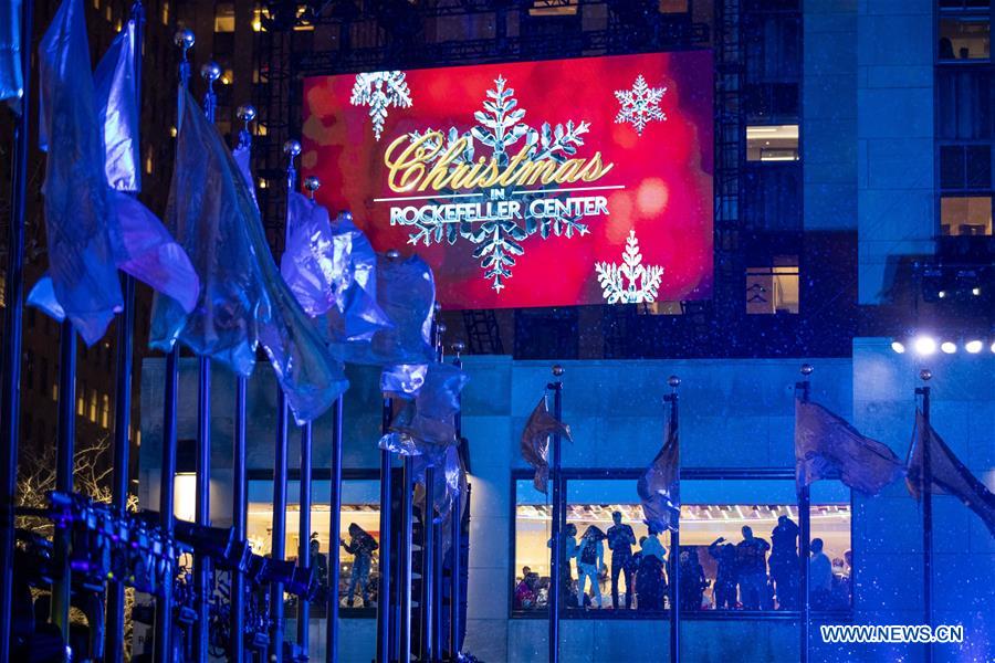 U.S.-NEW YORK-CHRISTMAS TREE