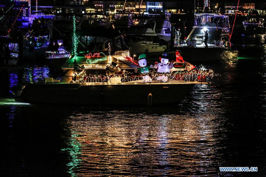 U.S.-CALIFORNIA-HUNTINGTON BEACH-BOAT PARADE