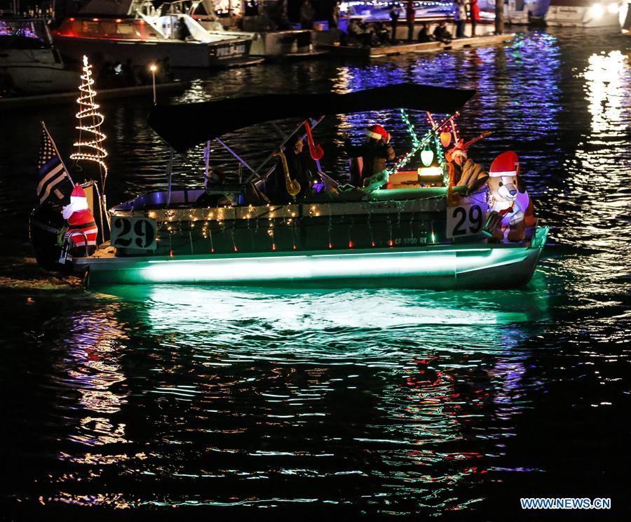 U.S.-CALIFORNIA-HUNTINGTON BEACH-BOAT PARADE