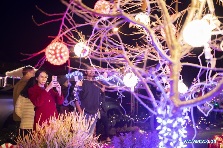 U.S.-SAN FRANCISCO-CHRISTMAS-DECORATIONS